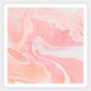 Abstract Pink Oil Sticker